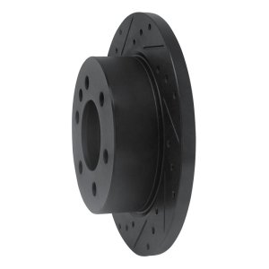 Dodge Sprinter 2500 Brake Rotor (1) - Rear Left - R1 Concepts - Drilled & Slotted - Black - `06-`18